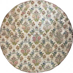  Tovaglia Rotonda Ricamata Del 1700